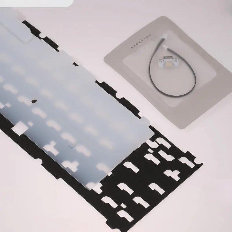 EAVE 65 Mechanical Keyboard Accessories FR4 Positioning Plate Zinc Alloy Counterweight Gaming and Office Keyboards Accessories - imagen 4