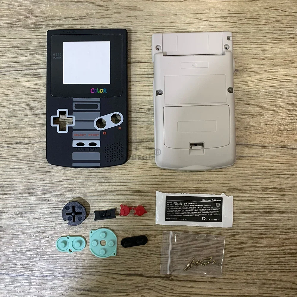 Nueva funda de carcasa limitada con botones de repuesto para consola GBC Gameboy Color, Kit de carcasa, accesorios