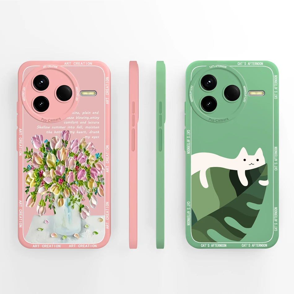 Para Poco F7 Ultra/F7 Pro Funda lindo Panda suave silicona líquida protección de lente cubiertas traseras para Poco F 7 Ultra PocoF7 Pro Funda - imagen 5