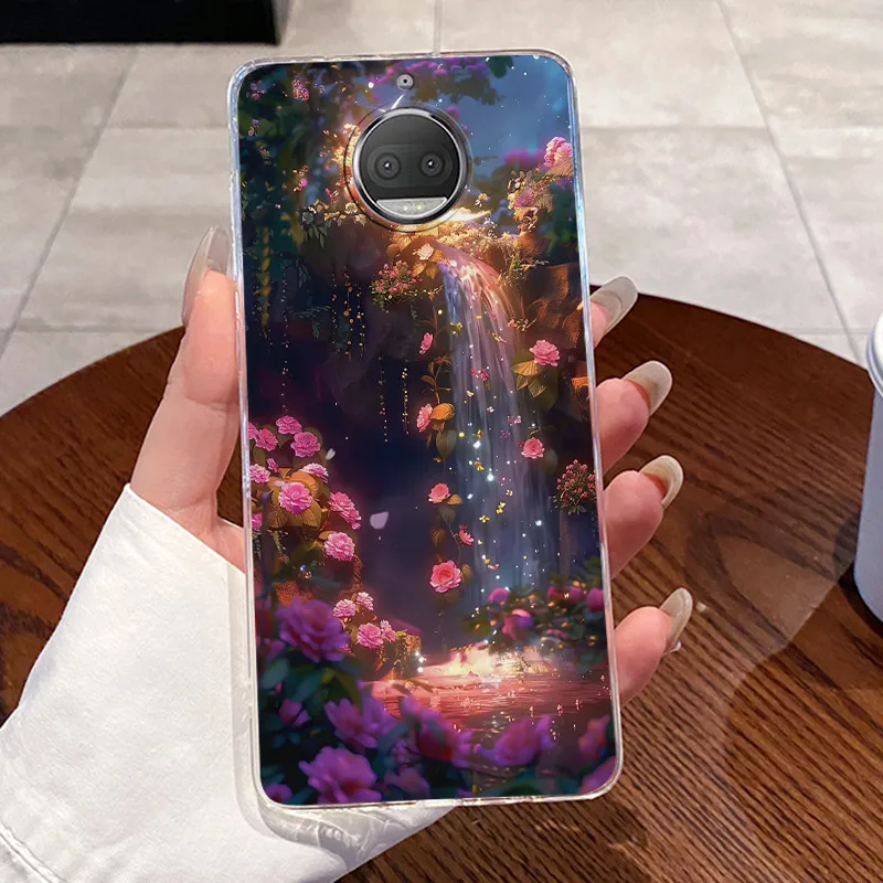 Para Motorola Moto G5s funda transparente de lujo lindo conejo de amor patrón divertido funda trasera de silicona suave TPU para MotoG5s G 5s funda de teléfono - imagen 5