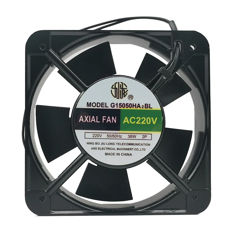 G15050HA2BL-ventilador de refrigeración de 220V, 36W, 15cm, 150x150x50mm