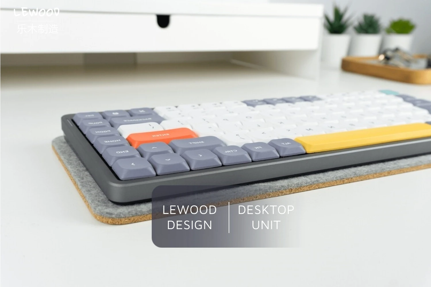 ECHOME-alfombrilla para teclado HIFI de fieltro de corcho, alfombrilla de escritorio, teclado mecánico personalizado, optimiza el efecto de sonido, Compatible con 60% 65%