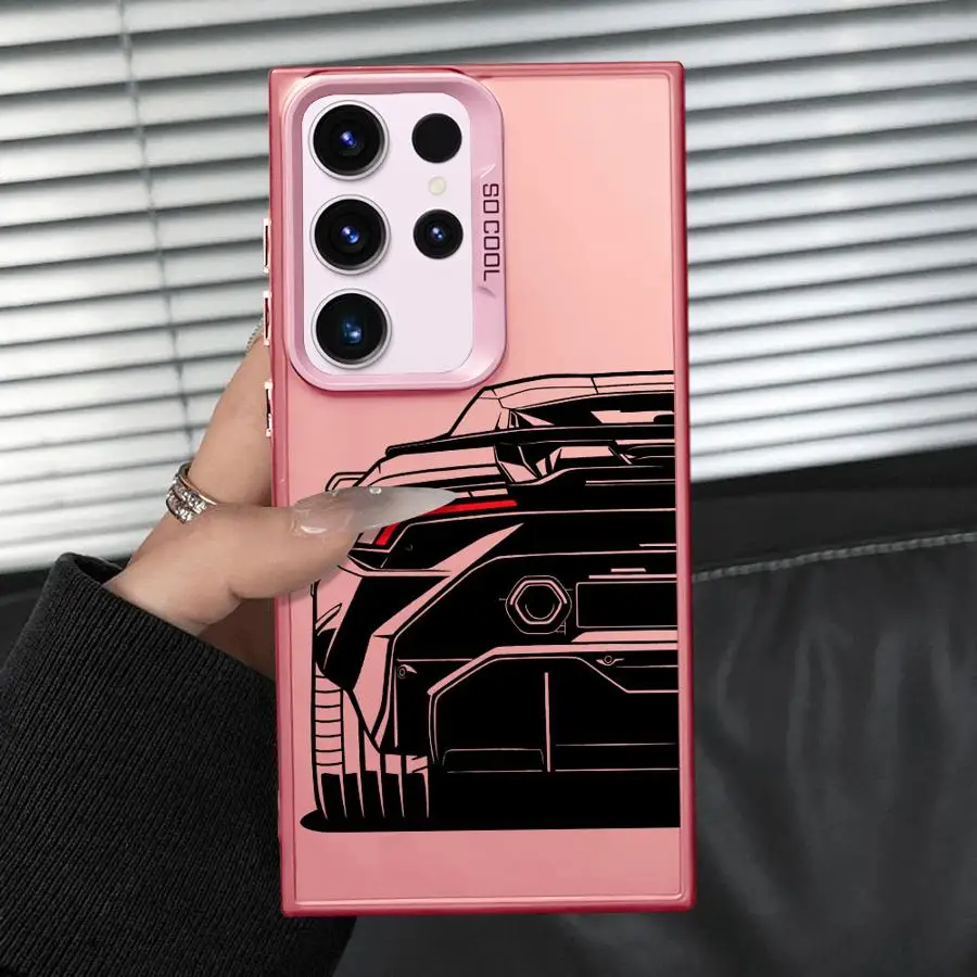Funda trasera para teléfono Samsung Galaxy S23 S20 Plus S23 S22 S25 S24 FE Note 20 Ultra S21 Cool Car - imagen 2