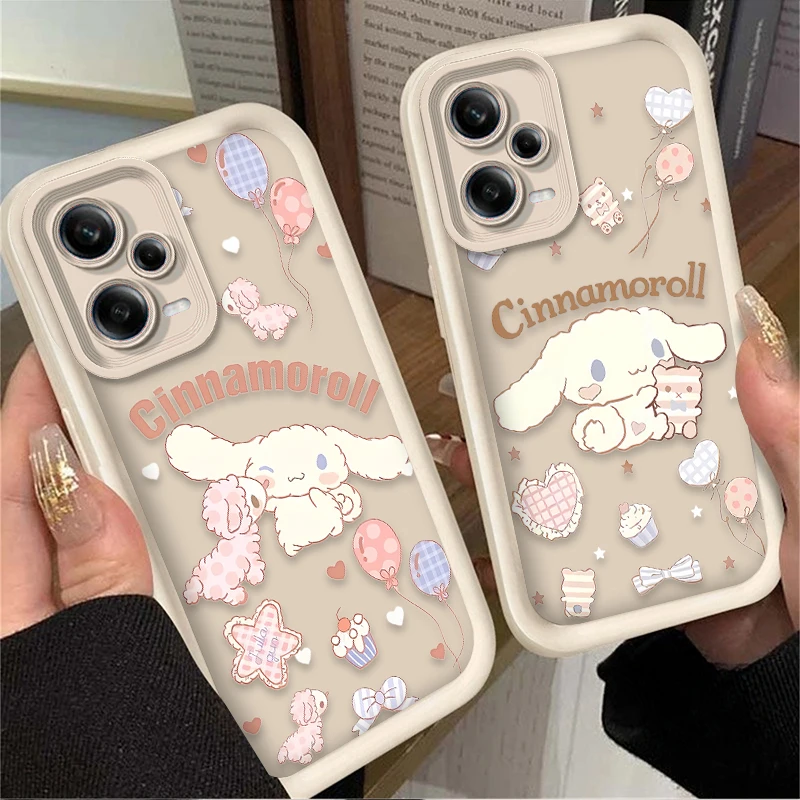 Funda bonita Sanrio Cinnamoroll para Xiaomi Redmi Note 13 14 12 11 Pro Plus 5G 14S 12S 11S 10S 10 9 Redmi 14C 13C 12C 12 4G - imagen 2