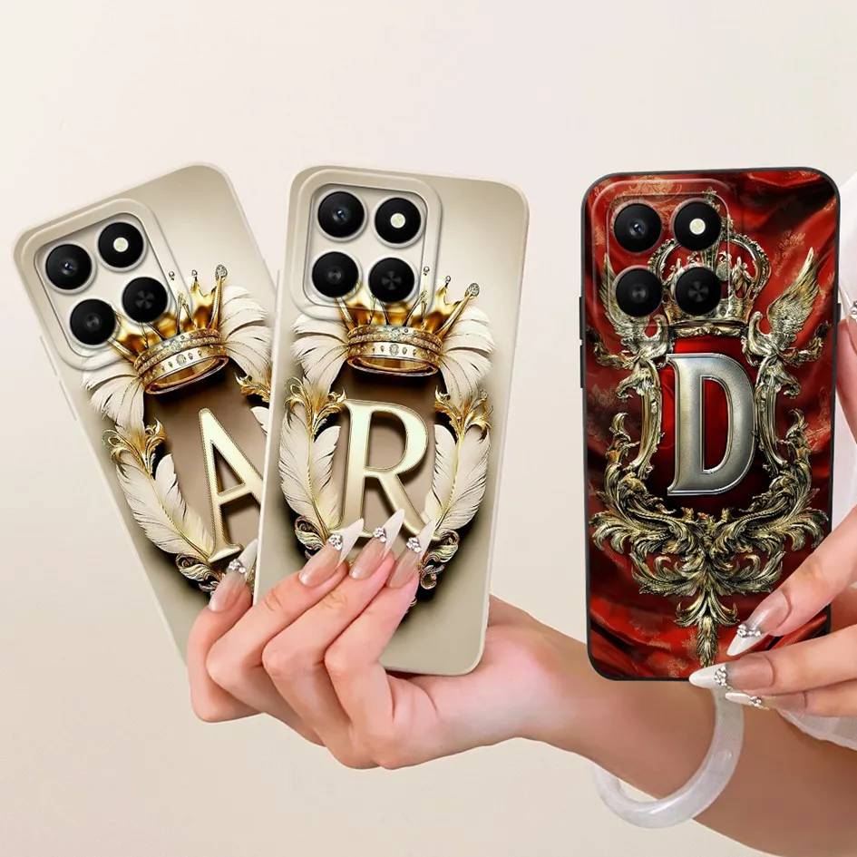 Para Honor X7d 4G funda LGN-NX1 corona de lujo letras funda de silicona suave a prueba de golpes para HonorX7D X 7D Coque Honor 400 Fundas inteligentes