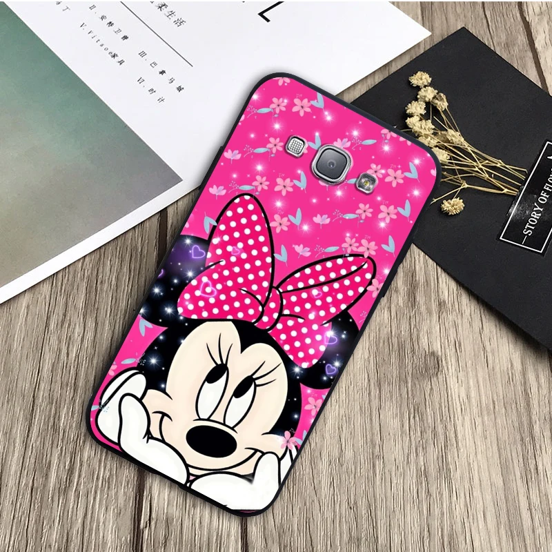 Dibujos animados de Mickey Mouse para Samsung Galaxy A9 A8 Star A9S A7 A6 A5 A3 Plus 2018 2017 2016 funda de teléfono negra suave de silicona - imagen 5