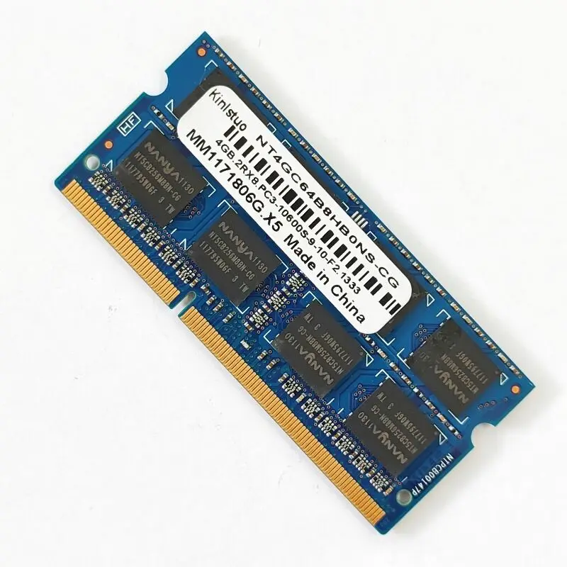Kinlstuo RAM DDR3 4GB 1333MHz SODIMM Portátil