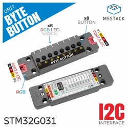 M5Stack Bytes Oficial Unidad de Botones para proyectos electrónicos