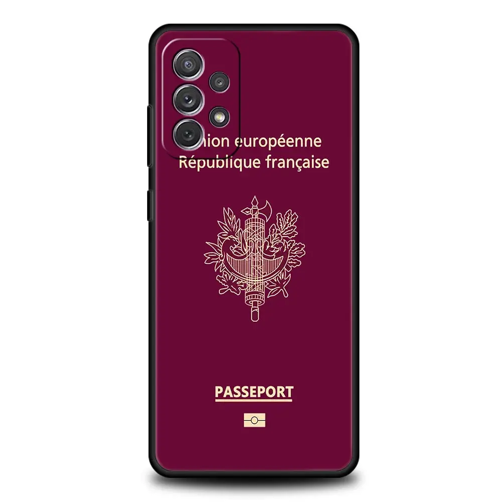 Pasaporte de Argelia Rusia para Samsung Galaxy A51 A71 A21S A12 A11 A31 A41 A01 A03s A52 A32 A22 A13 A23 A33 A53 A73 5G funda de teléfono - imagen 4