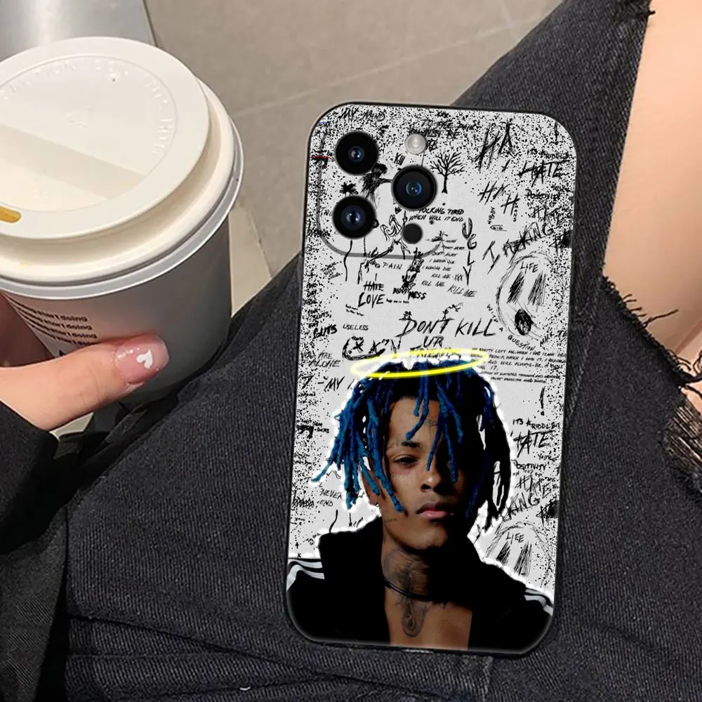Singer X-XXXTENTACION 17 Funda de teléfono para iphone Apple 16E 16 15 14 13 12 11 Pro XS Max X SE 8 7 Plus Funda de silicona - imagen 5
