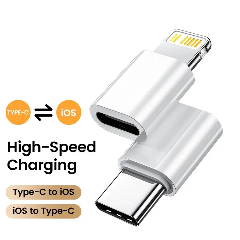 NNBILI OTG tipo C a adaptador Lightning para ios hembra a USB C macho Adaptador de carga rápida para iPhone 14 Pro convertidor de ordenador portátil - imagen 4