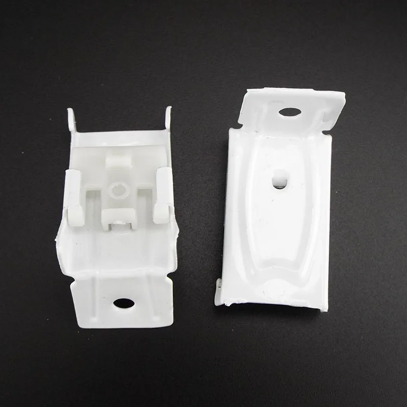 10x polea para corredor de cortina, tornillos de Metal, soporte de montaje lateral, tapa de extremo de riel de sujeción superior fija, accesorios de riel de sellado m20 - imagen 4