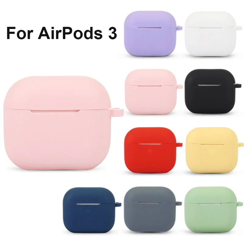Funda para Apple Airpods 3, accesorios para auriculares inalámbricos con Bluetooth, funda de silicona para Apple Air Pod 3