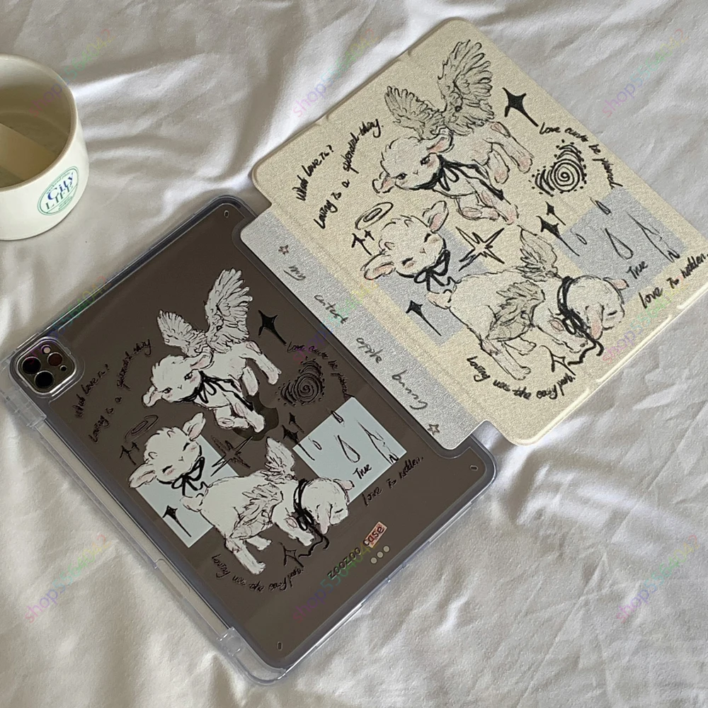 Funda para iPad Air Pro de 13 pulgadas, cubierta con portalápices, de 6, 5 y 4. ª generación, M2, 2024, 2024 pulgadas, 12,9 - imagen 2