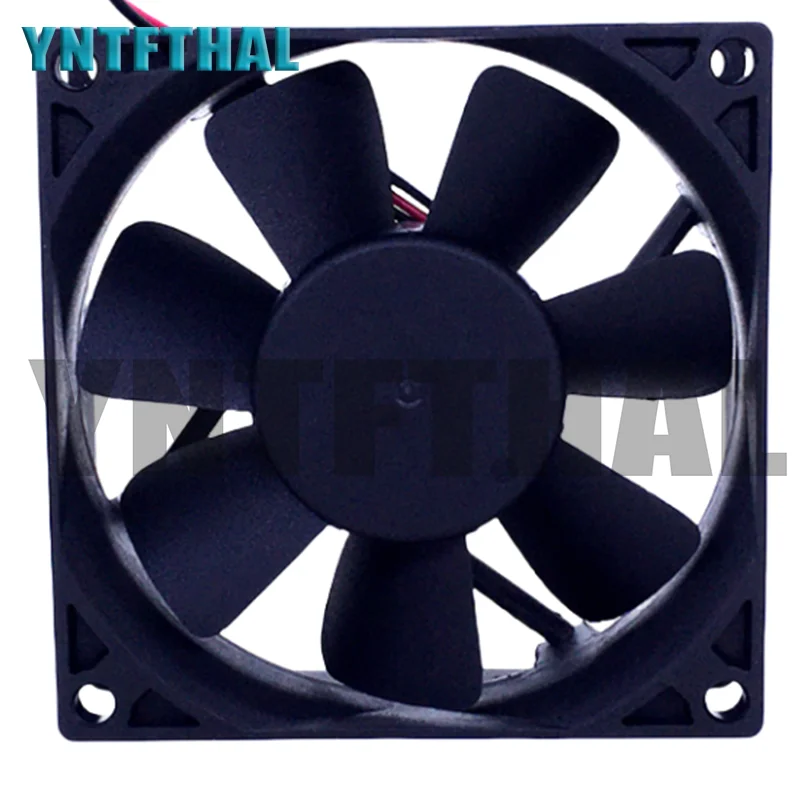 Enfriador de 2 cables bien probado para ventilador de refrigeración AD0812UX-A70GL 8CM 8025 DC12V 0.30A - imagen 2