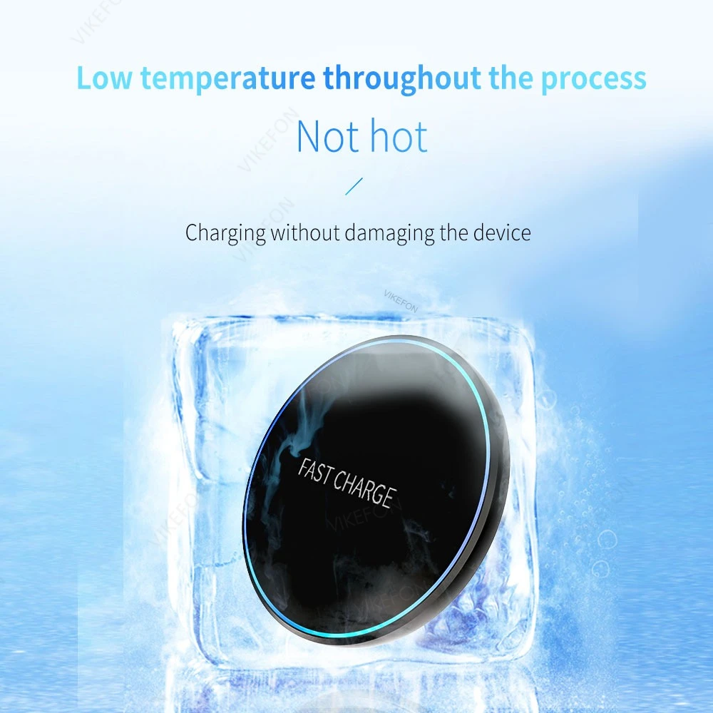 MINI almohadilla de carga inalámbrica de 30W para iPhone 17, 16, 15, 14, Samsung, Xiaomi, luz Led de inducción tipo C, estación de carga rápida - imagen 5
