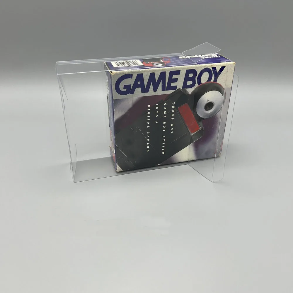 1 caja protectora para cámara gameboy GBC GB, solo estuche de exposición transparente americano, caja de colección