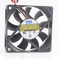 Ventilador de refrigeración de CPU, nuevo ventilador de refrigeración de 7CM y 70mm con vientos de 7015 0.7A DC12V DE07015R12U 70*70*15mm para AVC