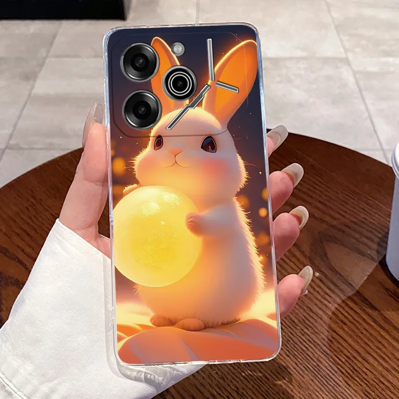 Carcasa para Tecno Pova 6 Pro Li9 Li7 Pova6 6Pro 5G dragón de lujo lindo Cool niños niñas cubierta transparente suave Ultra delgada funda de teléfono - imagen 4