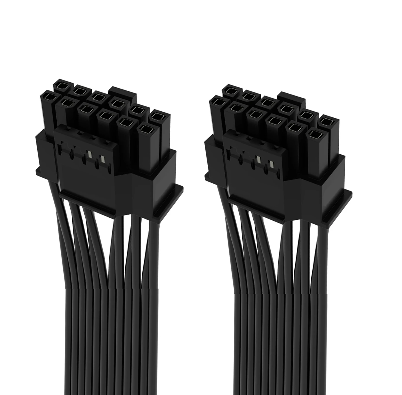 PCIE5.0 Cable de módulo pequeño 16P 12VHPWR Línea de silicona 600W adaptada a RTX3090TI 40Series Cable de cargador de tarjeta gráfica 12 + 4 - imagen 5