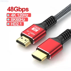 Cable HDMI 2.1 8K 60 Hz, 4K 120 Hz, HDR y 3D