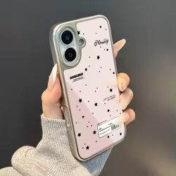 Funda de teléfono PINK STAR para iPhone11/12/13/14/15/16/17 Pro Max AIR PLUS, funda de teléfono epoxi TPU anticaída