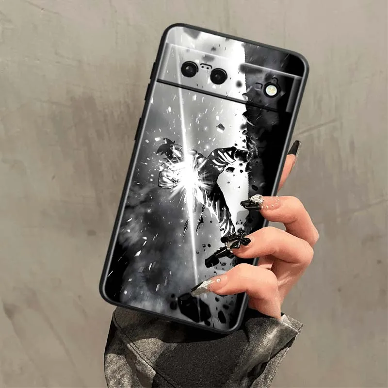 D-Dragon Ball Logo Japón Goku funda de teléfono para Google Pixel 9a 9 8A 8 7 7A 6 6A Pro XL 2024 5G negro suave TPU funda de silicona - imagen 5