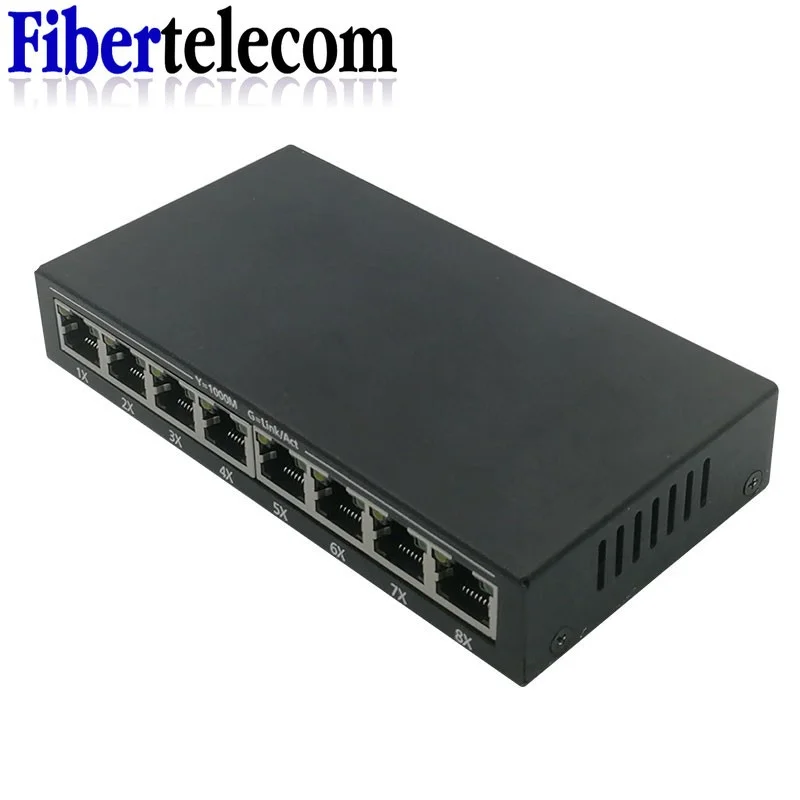 Conmutador Gigabit de 8 puertos para escritorio, RJ45 de conmutador Ethernet 10/100/1000mbps, Hub Lan, 8 puertos - imagen 3