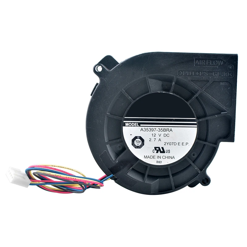 A35397-35BRA Ventilador centrífugo de alta velocidad 97 mm x 94 mm x 33 mm DC12V 2.70A Ventilador de refrigeración de 4 pines para gabinete - imagen 3