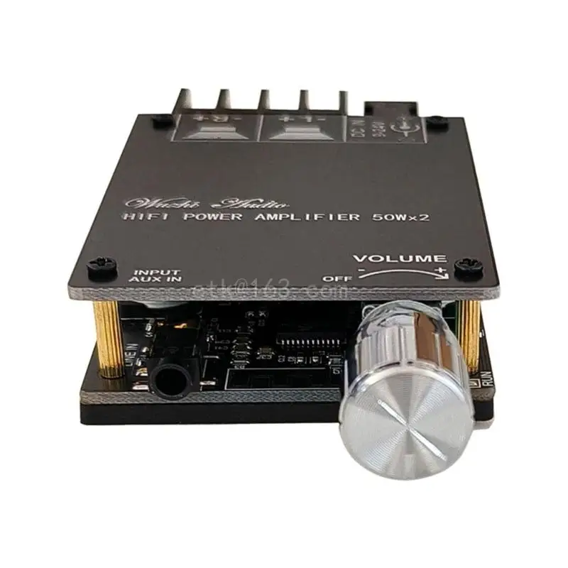 Un dispositivo electrónico negro con un dial plateado en la parte superior