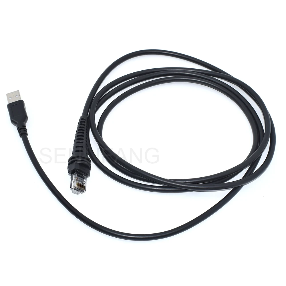 Nuevo Cable USB de 2M, Cable de escáner negro recto para Honeywell 1900G Hyperion 1300G Xenon 1202G 1400G 1450G 1452G - imagen 2