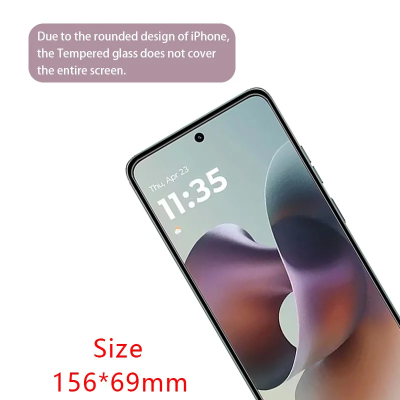 Protector de pantalla para motorola moto g56 vidrio templado protector en motog56 motog g 56 56g 5g película motorolag56 motorol mot mto - imagen 3