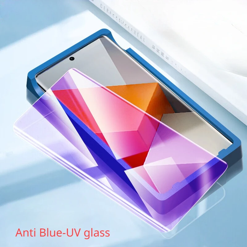 Cristal templado líquido UV 3D para Xiaomi Redmi Note 13 Pro Plus, Protector de pantalla transparente antiazul mate para Redmi Note 13pro + cristal - imagen 3