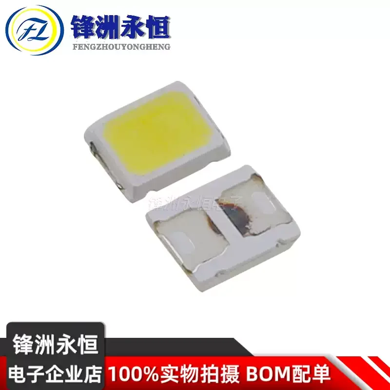 100 unids/lote SMD LED 2835 Chip blanco 1W 3V 6V 9V 18V 115-125LM lámpara de diodo emisor de luz LED de montaje en superficie ultrabrillante