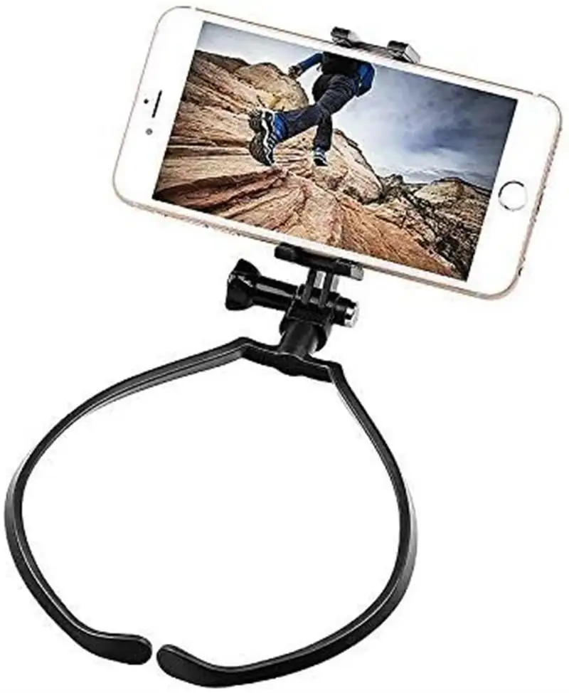 Soporte para teléfono perezoso para colgar en el cuello, grabación de primera perspectiva de la vida para iPhone 16 15 14 Samsung GoPro 13/12/10 DJI - imagen 3