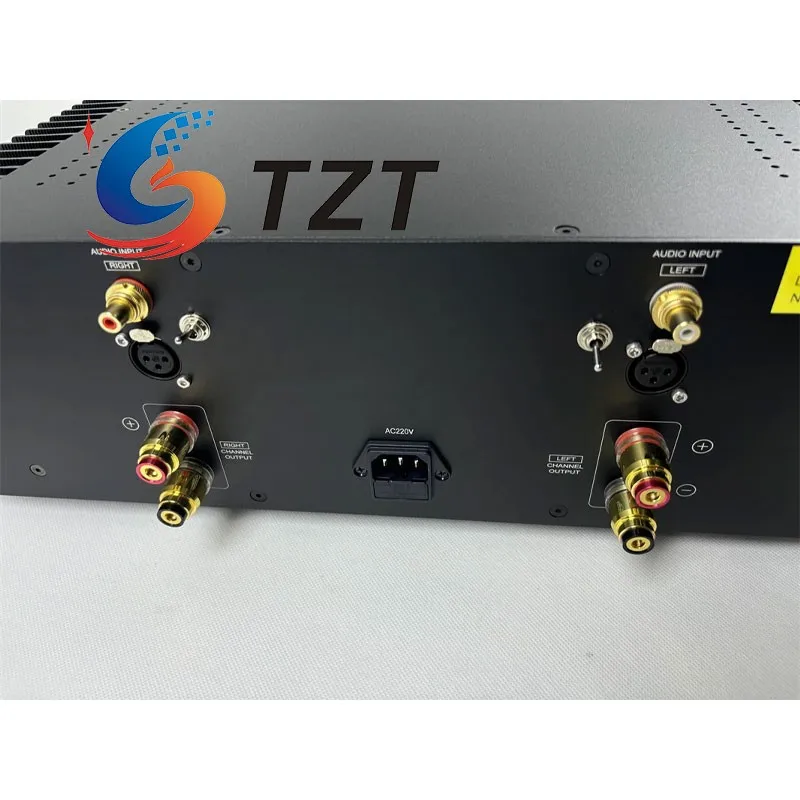 TZT Transaudio D9PRO 150W/8Ω 300W/4Ω Amplificador de potencia (Plata/Negro) Basado en circuito para DarTZeel - imagen 4