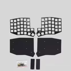 Sofle-funda tipo sándwich para teclado dividido, placa de posición Fr4 para teclado Sofle Rgb, tablero de posición de fibra de carbono, accesorio de teclado dividido