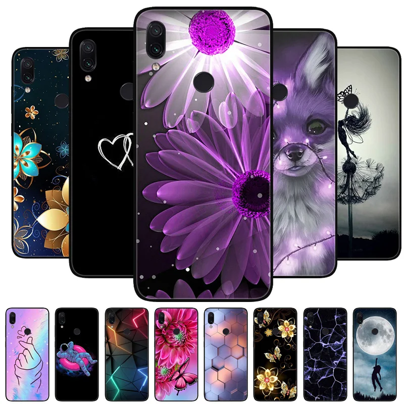Para Xiaomi Redmi Note 7 Pro Funda de silicona TPU a prueba de golpes Funda trasera para Redmi Note7 7Pro Note7Pro Couqe Funda protectora Capa