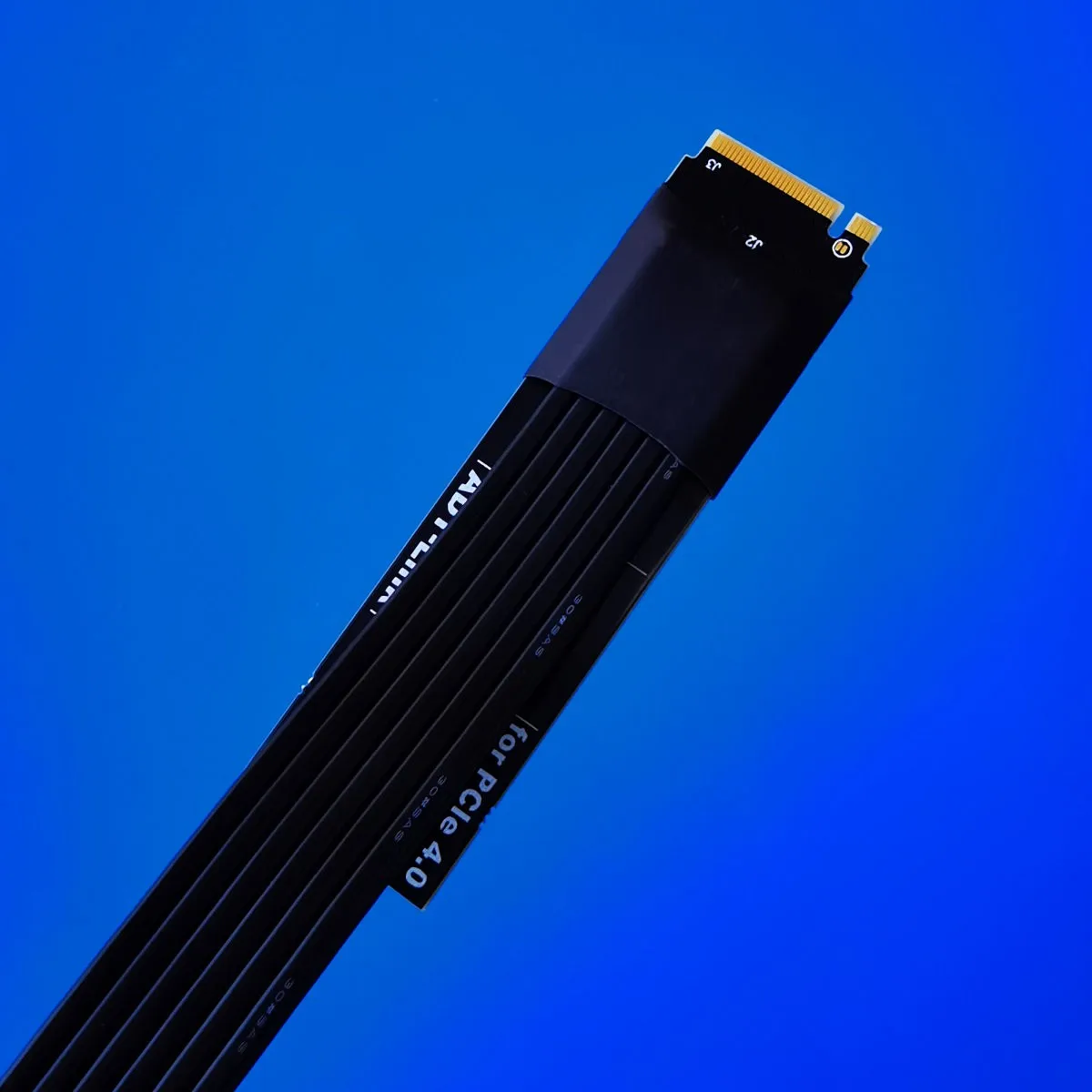 Cable de extensión SSD M.2 NVMe 2280 22110, 64G/bps, tarjeta elevadora de unidad sólida R44SF/K44SF M2 SSD pci-express 4,0 PCIE X4 M, extensor de llave - imagen 4