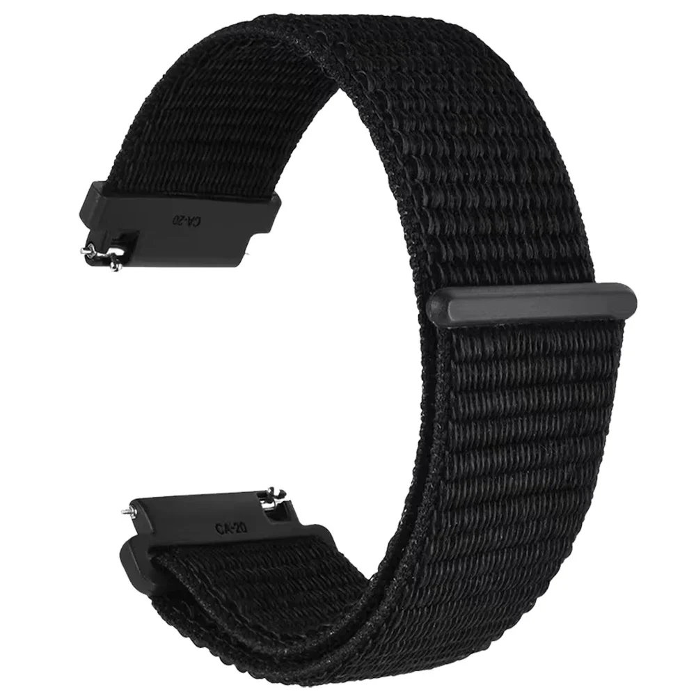 Correa de nailon de 20mm y 22mm para reloj Huami Amazfit Active 2/BALANCE GTR 4 2 3 GTS 4 2 mini para pulsera Amazfit Bip 6 5 - imagen 5