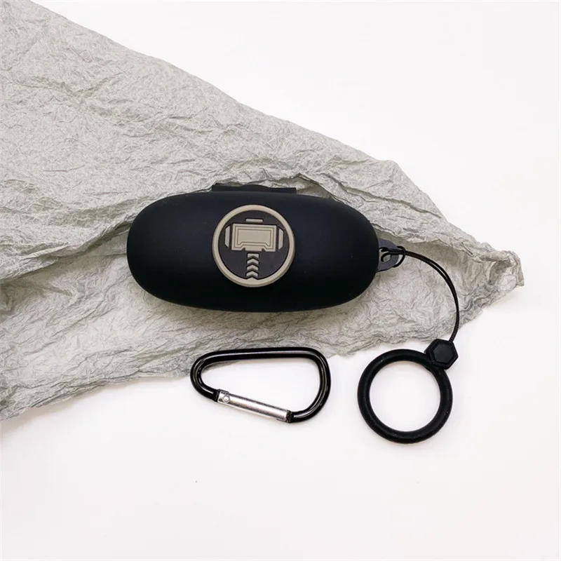 Funda de auriculares de dibujos animados de Marvel para 1 más ComfoBuds Pro, auriculares Blutooth de silicona, caja de carga, funda protectora con cordón - imagen 4