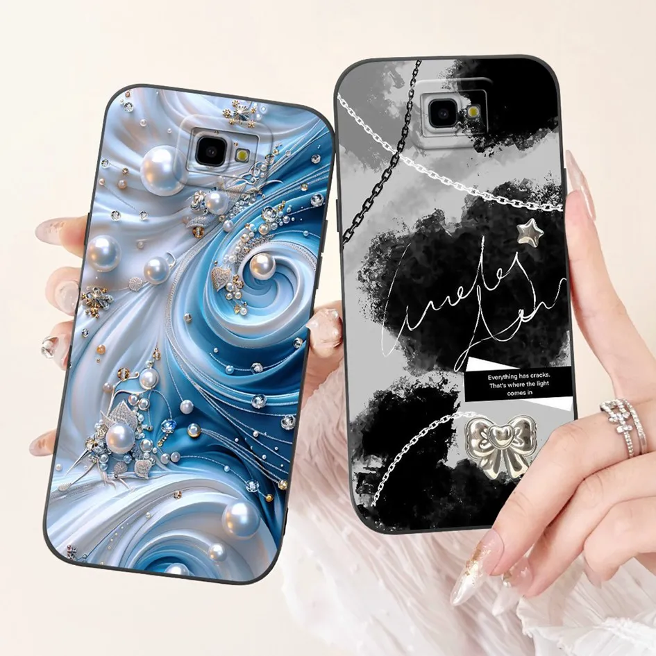 Para Samsung Galaxy J4 Plus funda SM-J415F funda de moda espacio flor suave caramelo Fundas de silicona para Samsung J4 Core J4 2018 Shell