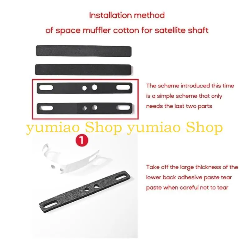 Espuma aislamiento acústico barra espaciadora 587B para teclado mecánico, almohadilla película para interruptor