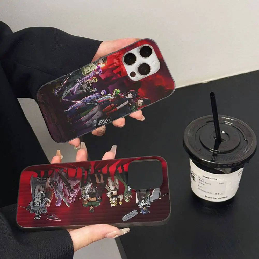 ¡Anime Akame Ga mata! Funda de teléfono con patrón corrugado para iPhone 17 Air 16 15 14 13 Plus Pro Max, cubierta mate a prueba de golpes - imagen 2