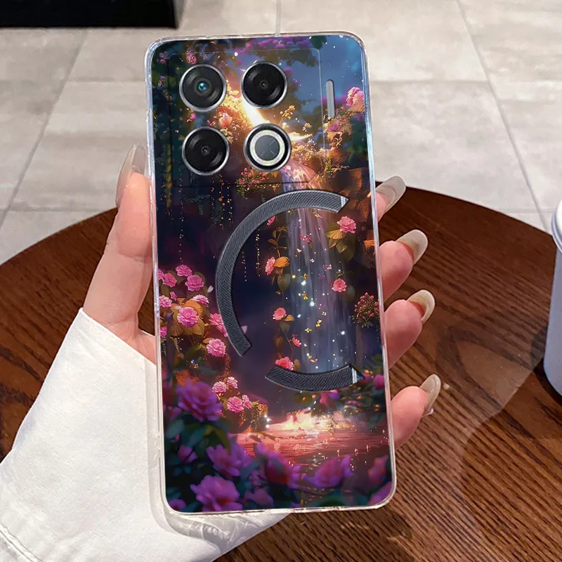 Funda para Infinix GT 20 Pro carcasa de silicona transparente de lujo lindo conejo de amor divertido Cool funda suave Infinix X6871 GT20 Pro funda de teléfono - imagen 5