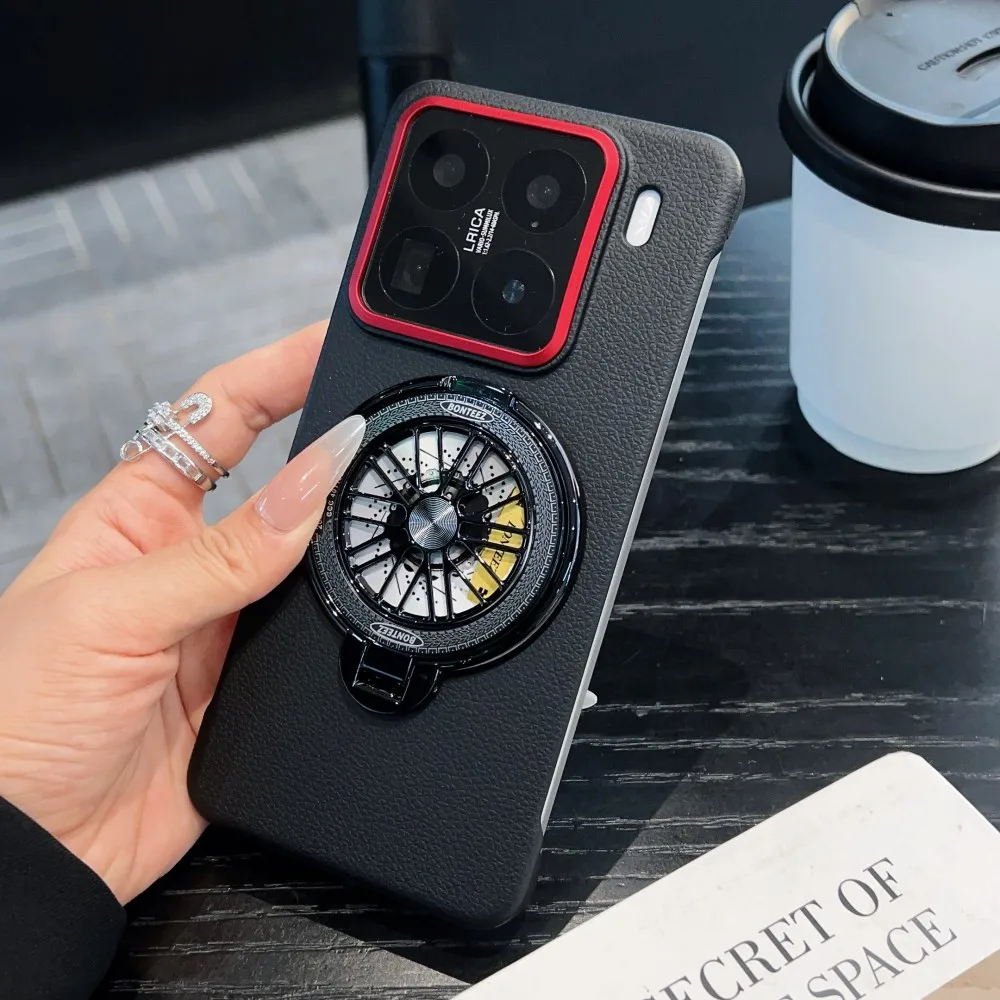 Para Xiaomi Mi 15 Ultra funda dura de PC con soporte de anillo superior funda protectora trasera para Xiaomi Mi 15 Pro Mi15 Ultra carcasa de teléfono - imagen 2