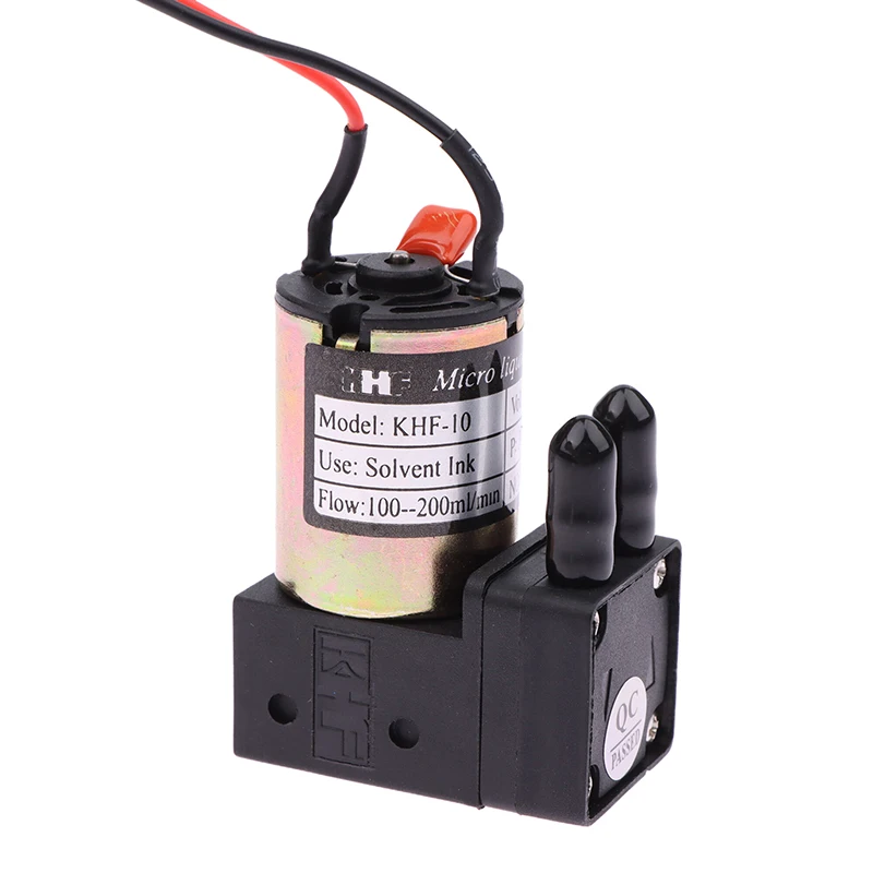 Bomba de tinta pequeña KHF de buena calidad, 24VDC, 3W, 100-200 ML/min, bomba de líquido de microdiafragma para impresoras ecosolventes de gran formato - imagen 4