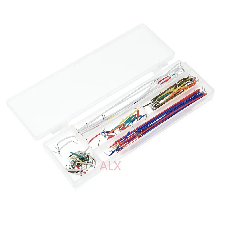 Kit de cables de puente de placa de pruebas sin soldadura en forma de U, 140 Uds., para Arduino Shield para conector Raspberry Pi, línea de puente de Cable