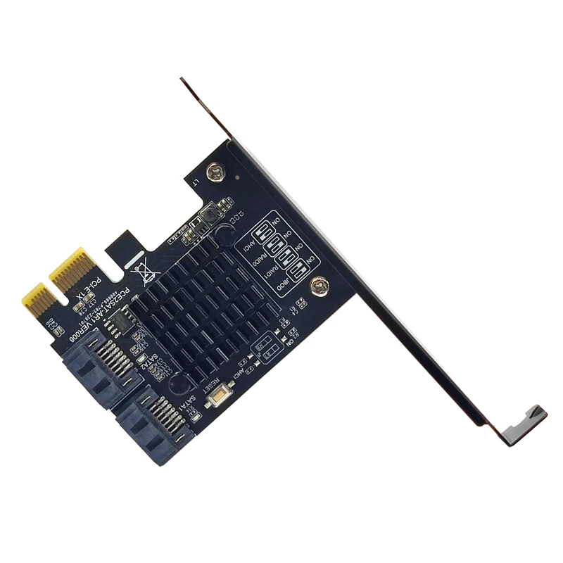 Tarjeta SATA Raid PCI-E, controlador ASMedia 1061R, Chip PCI Express X1 a 2 puertos SATA3.0, tarjeta Raid de 6Gb para SATA HDD SSD, novedad - imagen 4