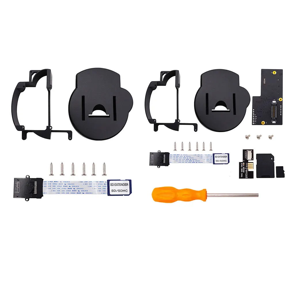 Kit de montaje de impresora 3D con adaptador de extensión, destornillador para Gamecube GC Loader, accesorios de impresora 3D